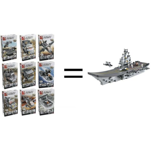 Sluban Aircraft Carrier Obrněné vozidlo 3v1 - Image 5