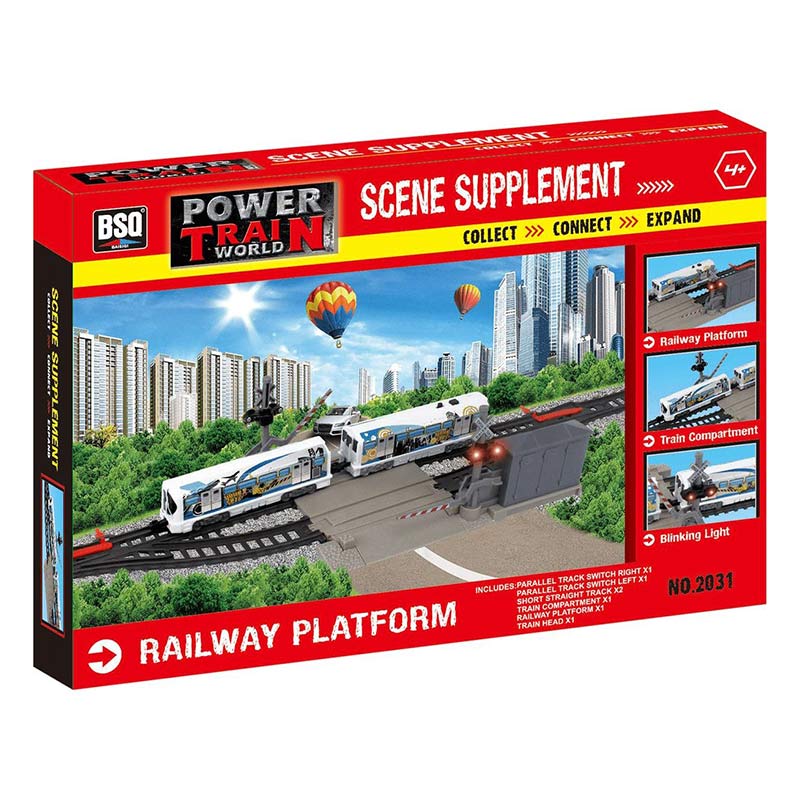 Power Train World Železniční přejezd