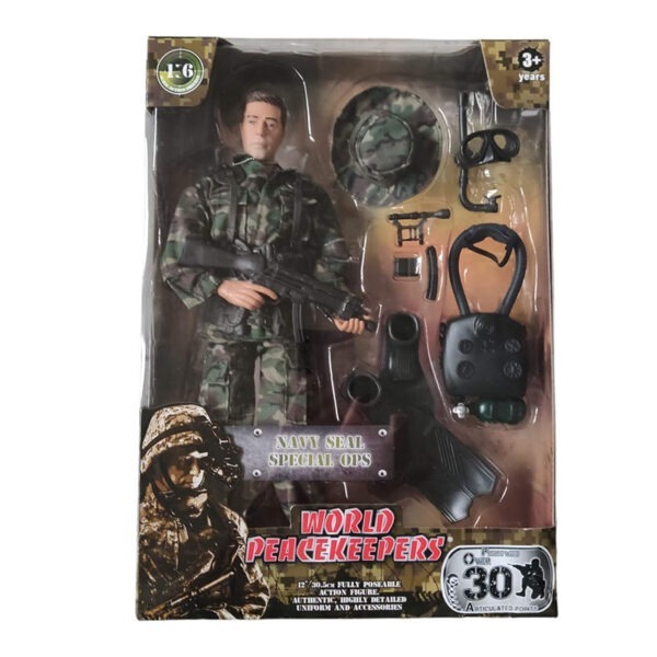 EP Line Peacekeepers Voják 1:6 S.W.A.T. akční figurka s doplňky 30,5 cm