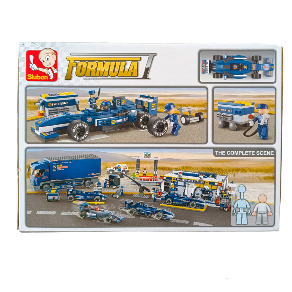 Sluban Stavebnice F1 Závodní auto 1:32 - Obrázek 2