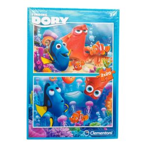 CLEMENTONI Puzzle Hledá se Dory 2x20 dílků