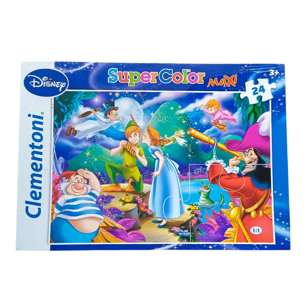 Clementoni „Peter Pan“ Supercolor – puzzle 24 mega dílků